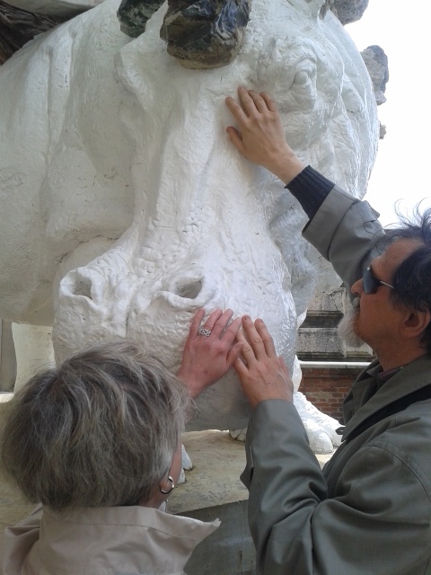 Percorso tattile_Castello di Rivoli