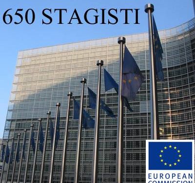 La Commissione Europea chiama. Cinque mesi di stage retribuiti da ottobre a febbraio.
