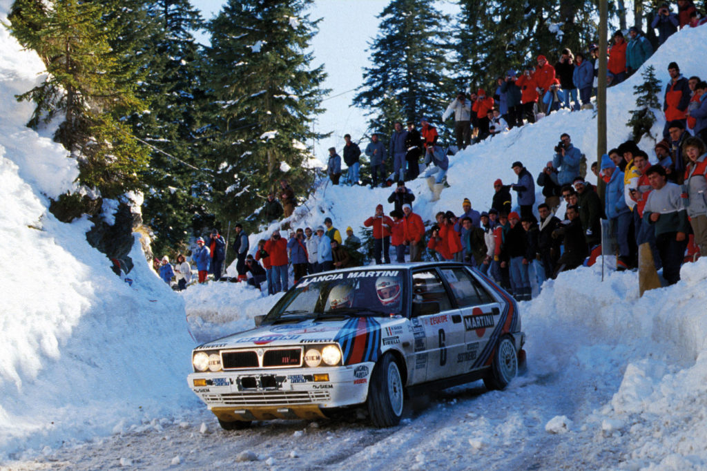 World Rally Championship 1987 Rally Montecarlo - Monaco Miki Biasion (ita) Tiziano Siviero (ita) Lancia Delta 4WD gr. A first position