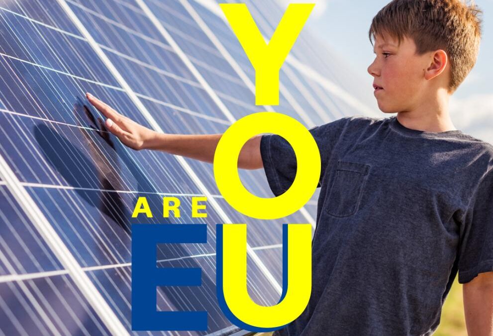 Cosa significa ‘You are EU’ che campeggia sui manifesti ?