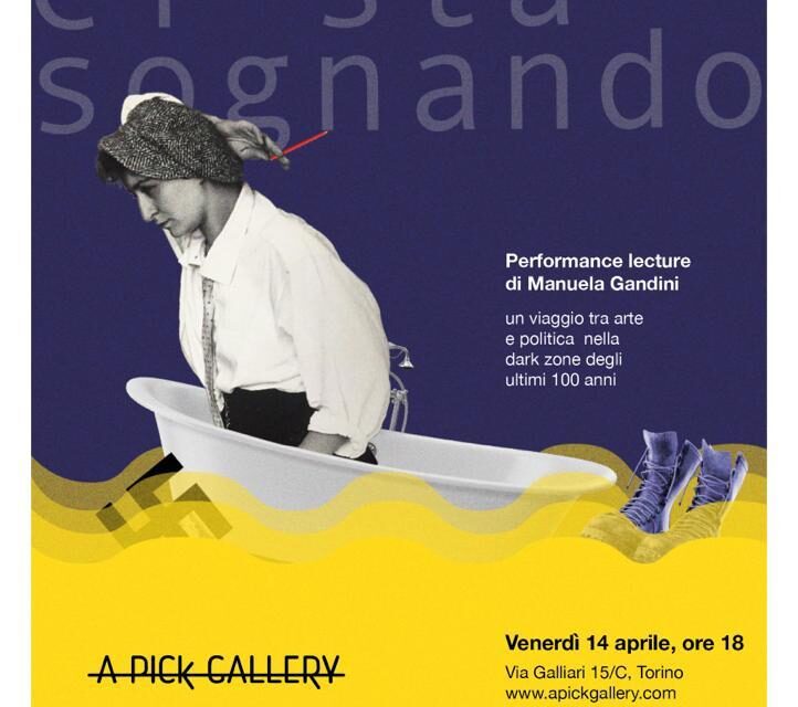 La “performance lecture” di Manuela Gandini da A Pick Gallery