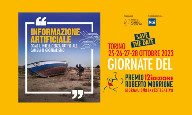 Il Premio Roberto Morrione a Torino per il giornalismo investigativo.