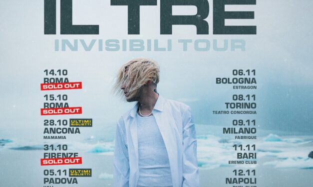 Il Tre arriva a Torino, mercoledi 8 novembre, con “Invisibili Tour” al Teatro Concordia
