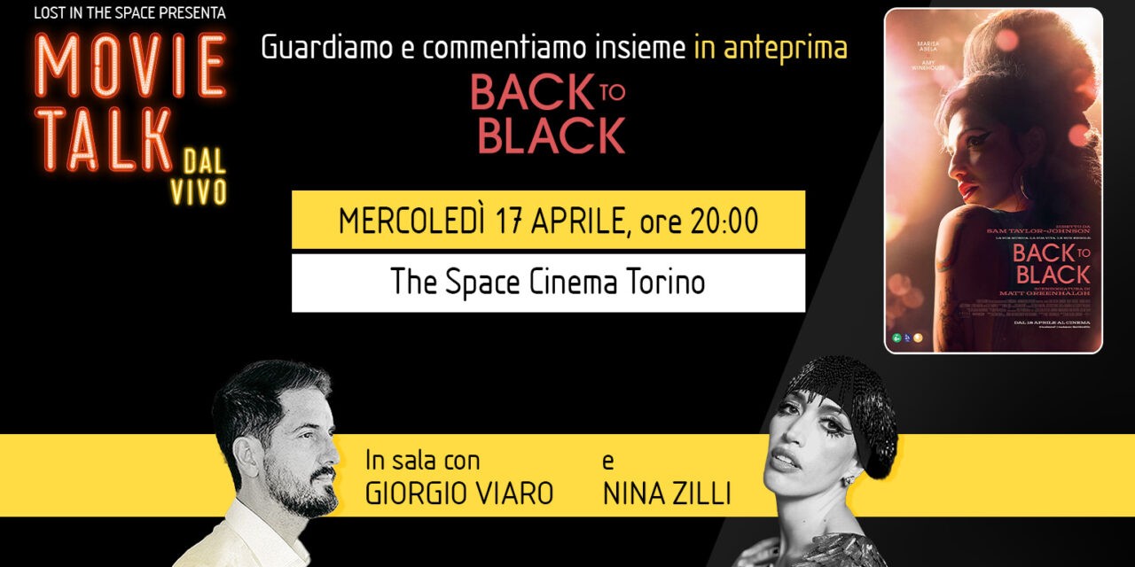 Nina Zilli e Giorgio Viaro insieme per l’anteprima di “BACK TO BLACK” al The Space Cinema Torino